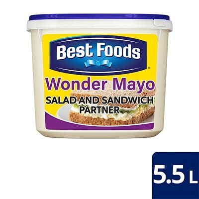 Best Foods Wonder Mayo 5.5L - Tiwala ako sa Best Foods Wonder Mayo – swak sa budget at swak sa quality na hanap ko.